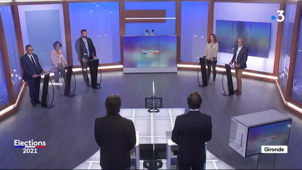 Débat des élections départementales en Gironde 2021