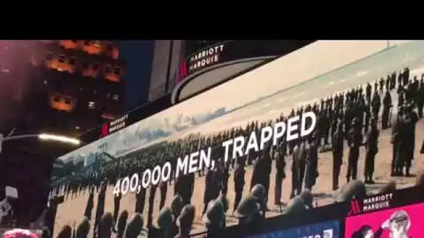 'Dunkirk' sur Times Square à New York