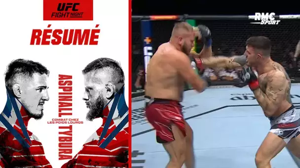 Résumé UFC Londres : Aspinall inflige un KO expéditif à Tybura