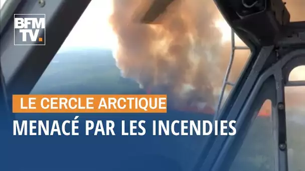 Depuis le début du mois de juin, le cercle polaire arctique menacé par les incendies