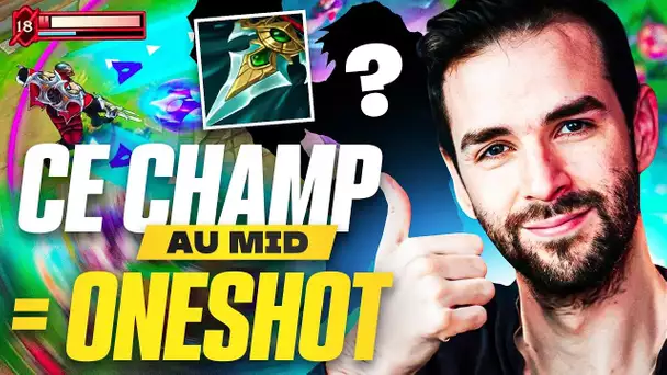 CE TOPLANER JOUÉ AU MID ONESHOT N'IMPORTE QUI ! (DINGUERIE)