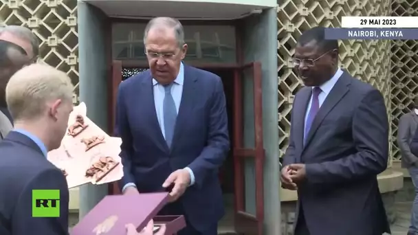🇰🇪 Kenya : échange de cadeaux entre Sergueï Lavrov et Moses Wetangula