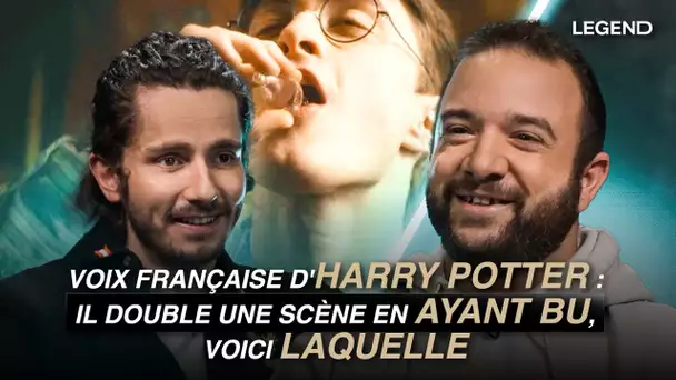 Voix française d'Harry Potter, il double une scène en ayant bu la veille