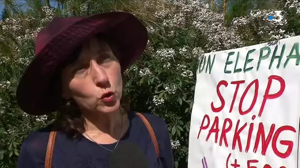 A Chambéry  le collectif contre le parking Ravet se joint à la  marche climat