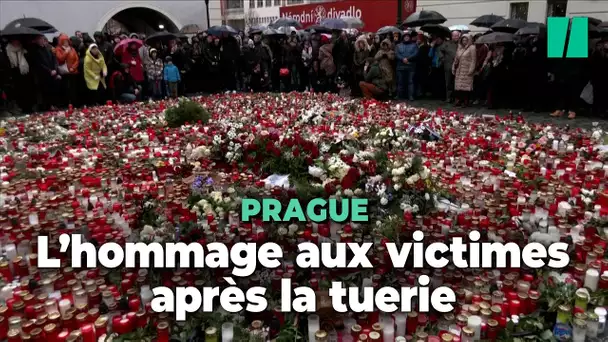 La République tchèque rend hommage aux victimes de la tuerie à l'université