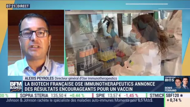 Alexis Peyroles (Ose Immunotherapeutics) : La biotech française annonce ses résultats pour un vaccin
