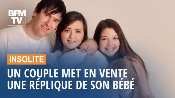 Un couple d’influenceurs met en vente une réplique de son nouveau-né