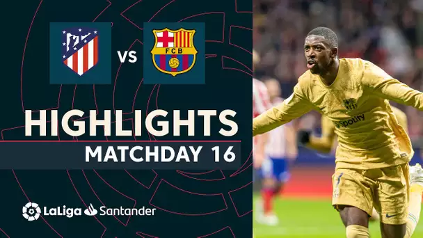 Resumen de Atlético de Madrid vs FC Barcelona (0-1)