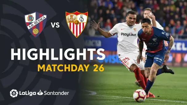 Highlights SD Huesca vs Sevilla FC (2-1)