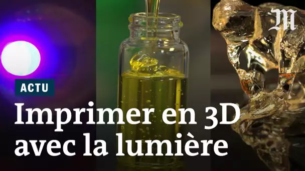 Une imprimante 3D utilise la lumière pour créer des objets