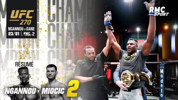 UFC : quand Ngannou 🇨🇲 est devenu champion en prenant sa revanche sur Miocic #NGANNOUGANERMC