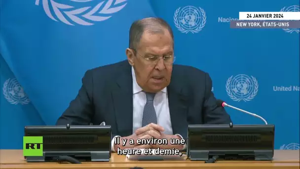 Lavrov : « Kiev a abattu un avion russe qui transportait des prisonniers de guerre ukrainiens »