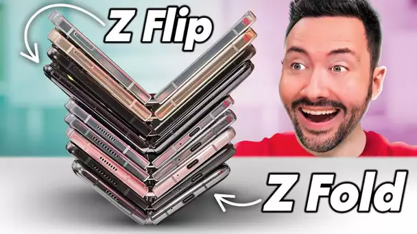 Tous les smartphones pliables de Samsung ! (Galaxy Z Fold / Z Flip)