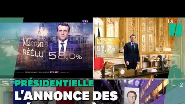 Les animations des télés pour la réélection d'Emmanuel Macron