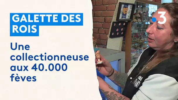 Elle possède plus de 40.000 fèves de galettes des rois