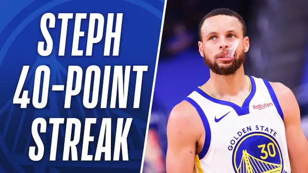 Best Buckets From Steph's 11 Games of 40+ PTS! 👀