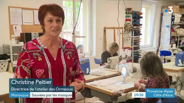 Manosque : Un atelier de couture survit grâce à la fabrication de masques