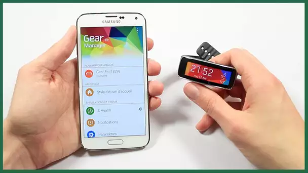 Comment connecter le Gear Fit avec un smartphone ou une tablette compatible