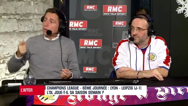 OL-Leipzig : "Si Lyon ne se qualifie pas, c'est fini pour Garcia" estime Riolo