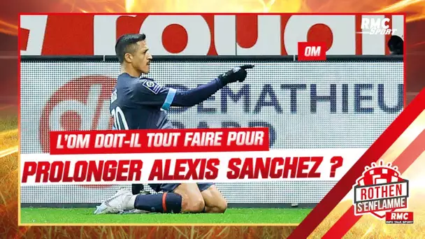 Football : l'OM doit-il tout faire pour prolonger Alexis Sanchez ? Le débat de Rothen s'enflamme