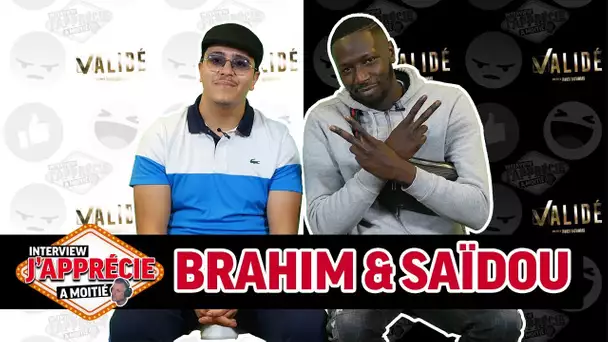 Interview "J'apprécie à moitié" avec Brahim & Saïdou #ValidéLaSérie