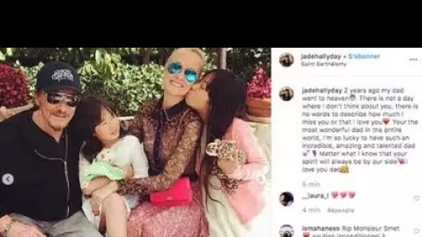 Jade Hallyday : ce bouleversant message deux ans après la mort Johnny, Je t'aime papa