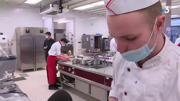 Concours du meilleur apprenti de France en boucherie charcuterie.