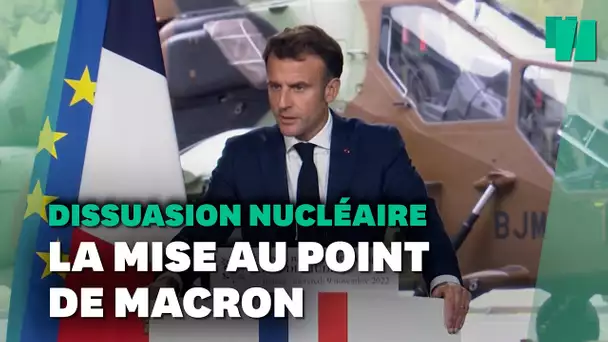 Macron sur la dissuasion nucléaire : « gardons-nous de dramatiser » certains propos