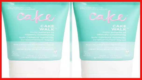 Cake Beauty Walk Triplemint Foot Crème, 3.4 Fluid Ounce