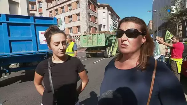 A Perpignan, les agriculteurs déversent leur colère pour défendre leur métier