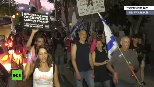 🇮🇱  Israël : la mobilisation contre la réforme judiciaire atteint sa 35e semaine consécutive