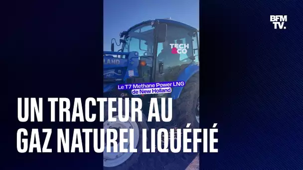 Ce tracteur fonctionne au gaz naturel liquéfié