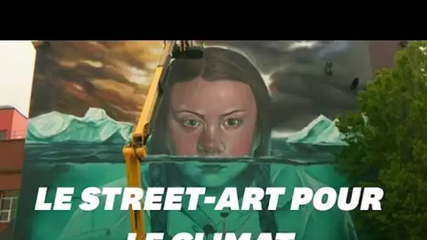 Greta Thunberg mise à l'honneur dans une impressionnante peinture murale à Bristol