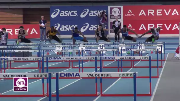 Val-de-Reuil 2014 : Finale 60 m haies Cadets (Peniel Mabila en 7&#039;&#039;78)