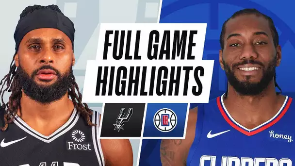 SAN ANTONIO SPURS at LA CLIPPERS | FULL GAME HIGHLIGHTS | JANUARY 5, 2021