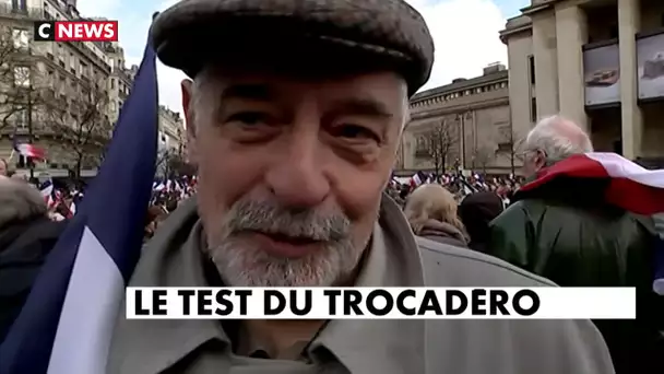 François Fillon : le test du Trocadéro