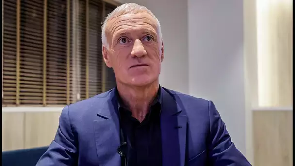 Avec Didier Deschamps après le JT de TF1, Equipe de France I FFF 2022