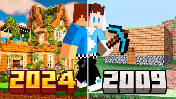 J'AI REJOUÉ LA 1ÈRE VERSION ALPHA DE MINECRAFT DE 2009 ! (Mon grand retour)