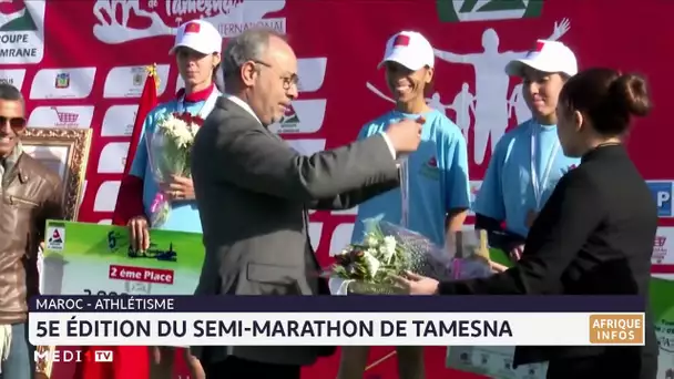 Maroc : 5e édition du semi-marathon de Tamesna