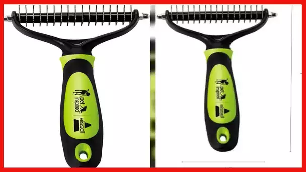 BISSELL FURGET IT Cat and Dog Grooming Brush with Shedding and Dematting, 2064A