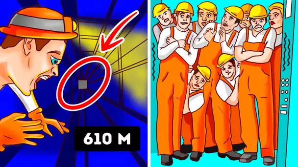 Comment Un Homme a Sauvé 20 Personnes Piégées dans un Ascenseur Sous-Terrain