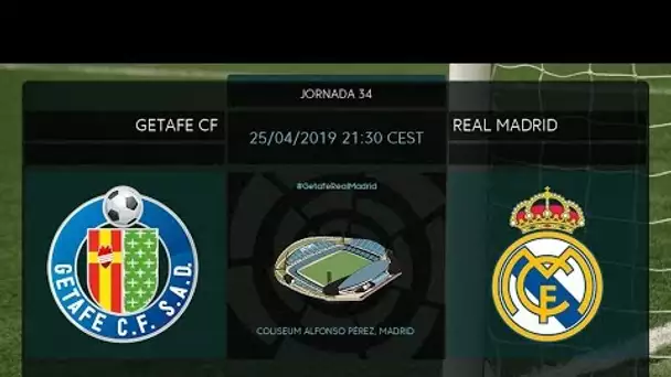 Calentamiento Getafe FC vs Real Madrid