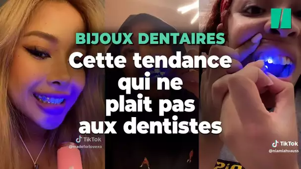 Coller des strass sur les dents, une tendance qui est loin de faire l’unanimité chez les dentistes