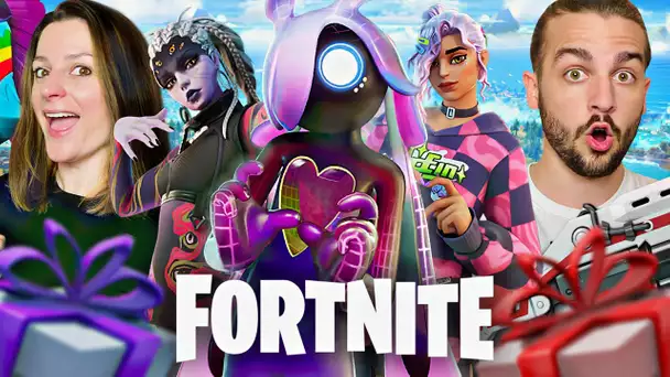 FORTNITE NOUS A OFFERT PLEIN DE NOUVEAUX SKINS ! FORTNITE GUILLAUME ET KIM DUO