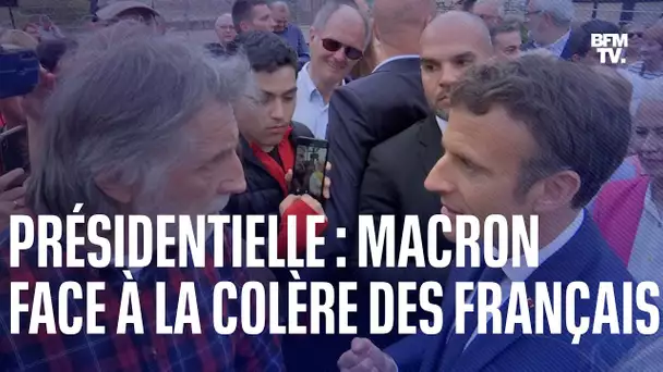 Présidentielle: Emmanuel Macron face à la colère des Français durant la campagne d'entre-deux-tours