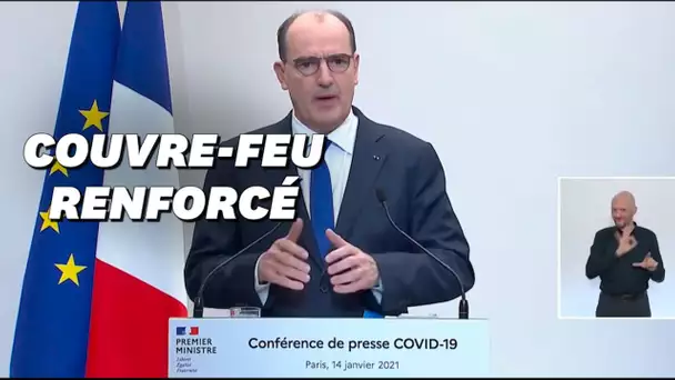 Covid-19 :  Castex annonce un couvre-feu national à 18h dès samedi 16 janvier