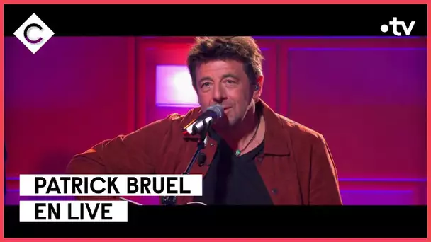 Patrick Bruel en live sur la scène de C à vous - 23/11/2022