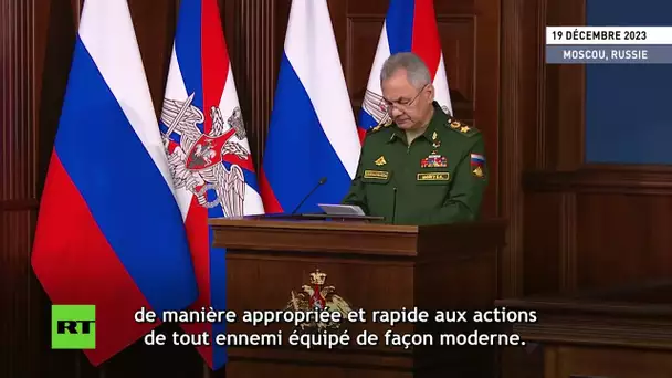 🇷🇺 Sergueï Choïgou : « Actuellement, l’armée russe est la mieux formée et la plus apte au combat »