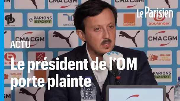 Crise à l'OM : Pablo Longoria reste président du club et porte plainte