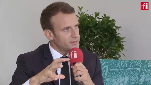 Emmanuel Macron présente la «Saison africaine 2020»
